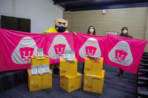 DHL Express y Club Universidad Nacional suman esfuerzos en la lucha contra el cáncer de mama en México