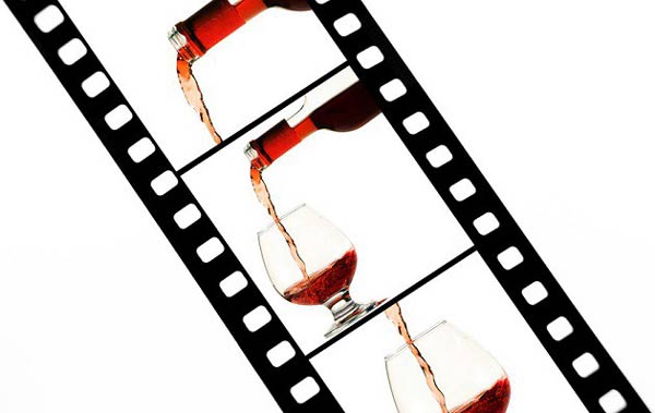 El vino y el espectacular mundo del cine