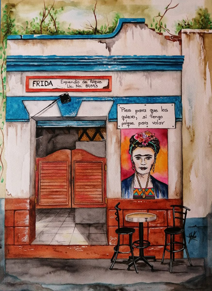 Llevan 100 Fridas para Frida a París