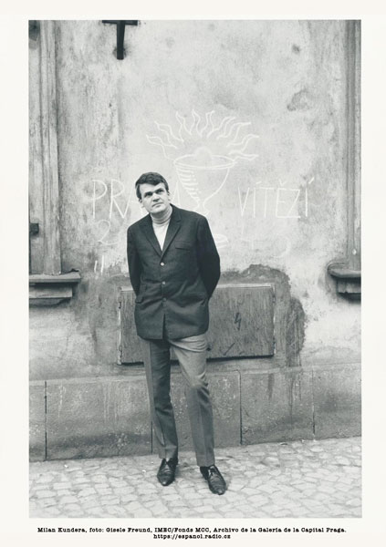 Milan Kundera, autor de “La insoportable levedad del ser”