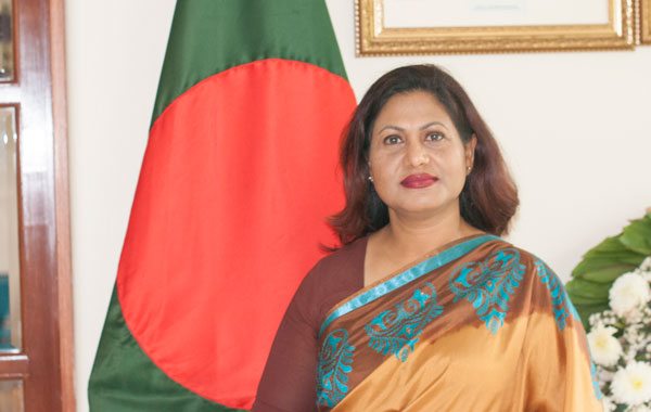 embajadora plenipotenciaria de Bangladesh
