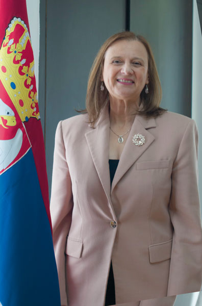 Tatjana Conic, Embajadora de Serbia