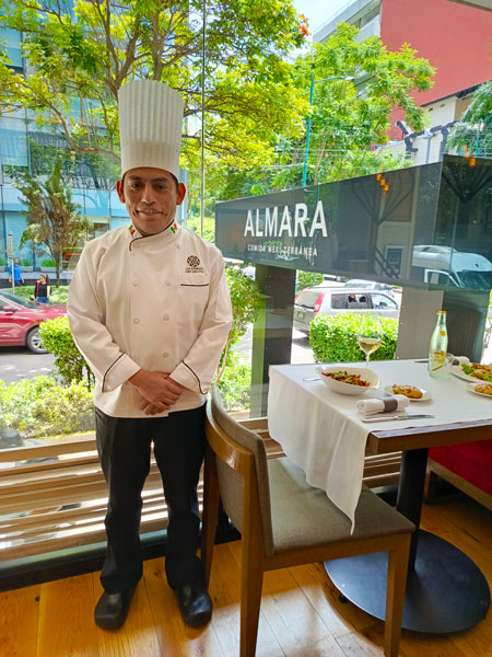 El sabor del mediterráneo en Almara, Chef Ejecutivo Luis Rodríguez