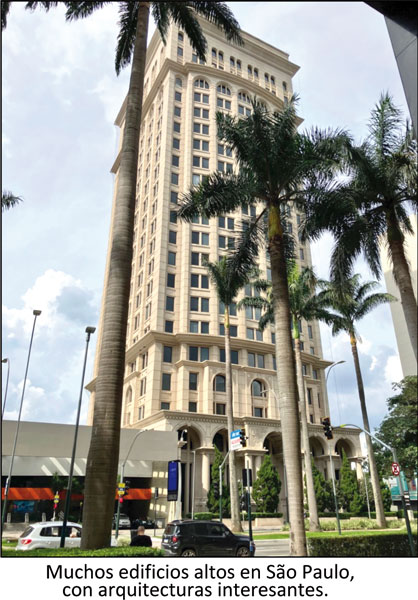Edificios en Myanmar y São Paulo