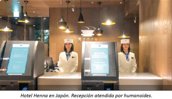 Hospitales, hoteles y taxis, robotizados