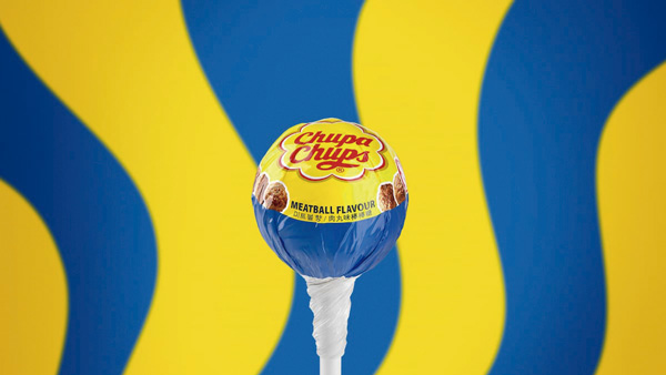 Chupa Chups lanza una piruleta con sabor a albóndigas suecas